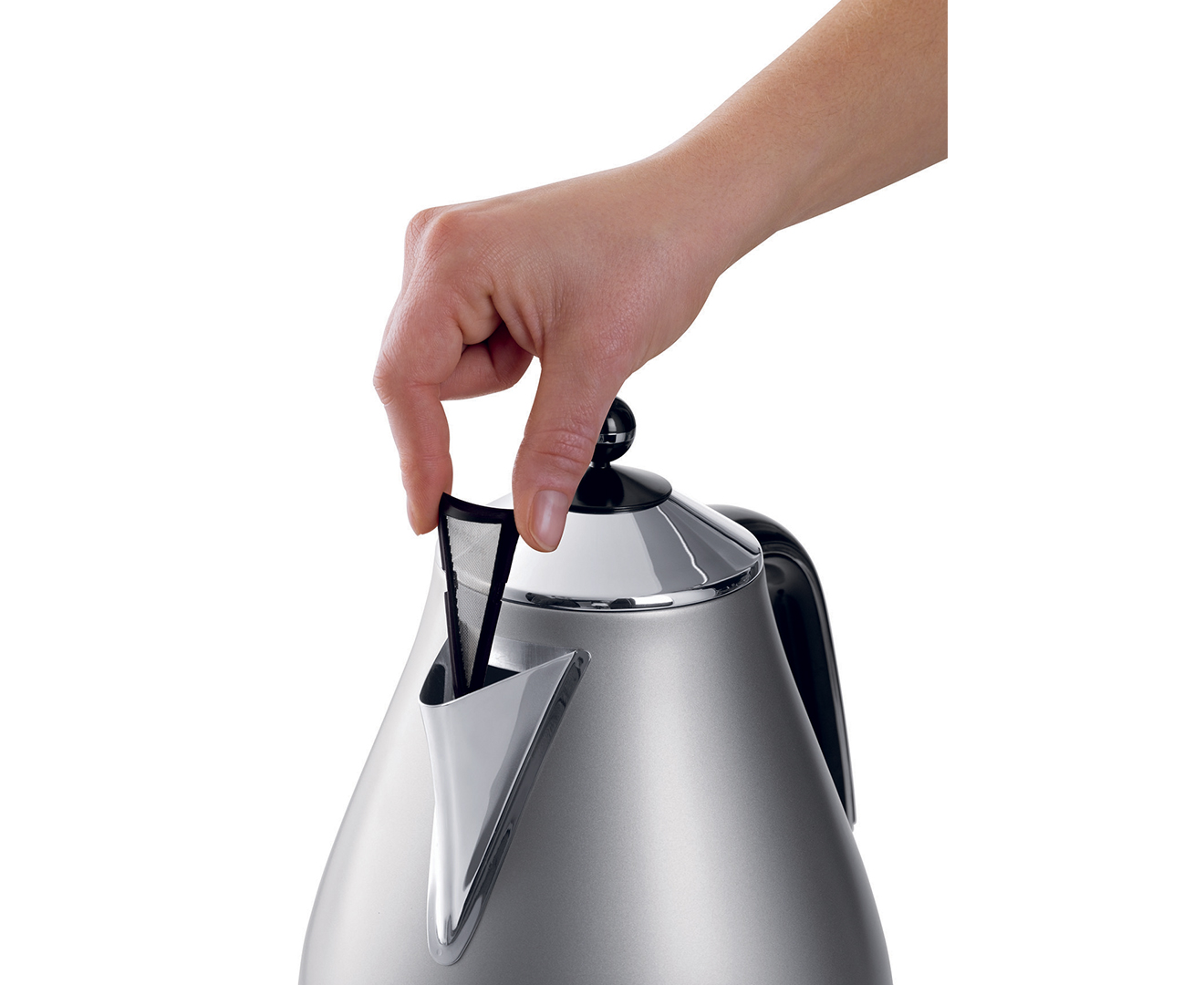 D Longhi 1.7L Icona Classic Kettle Silver KBO2001S Catch .au