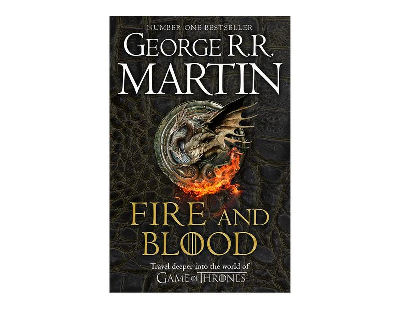 Fire And Blood Paperback Book by George R R Martin - The Inspiration For HBO's House Of The Dragon