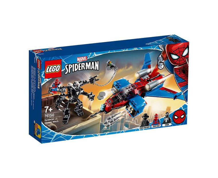 LEGO Marvel Super Heroes Spiderjet vs. Venom Mech 76150 M tch