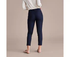 Preview Mia Zip Pocket Ankle Slim Pants - Blue