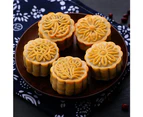 EZONEDEAL 10pcs Moon Cake Mould 100g Moon Cake Mooncake Mold Set Hand Press DIY Moon Cake Maker Cookie Stamps Pastry Tool