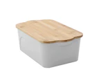 2x Boxsweden 28cm/3.3L Reno Storage Container Box Organiser w/ Bamboo Lid Asst