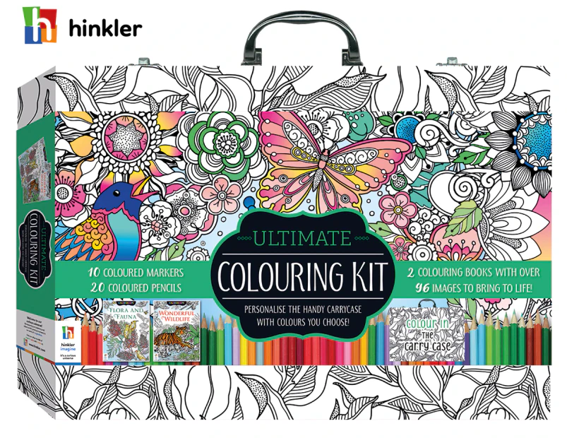 Hinkler Kaleidoscope Ultimate Colouring Carry Case