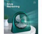 Portable Sothing Mini USB Desktop Personal Cooling Fan Low Noise for Office Bedroom Kitchen - Green