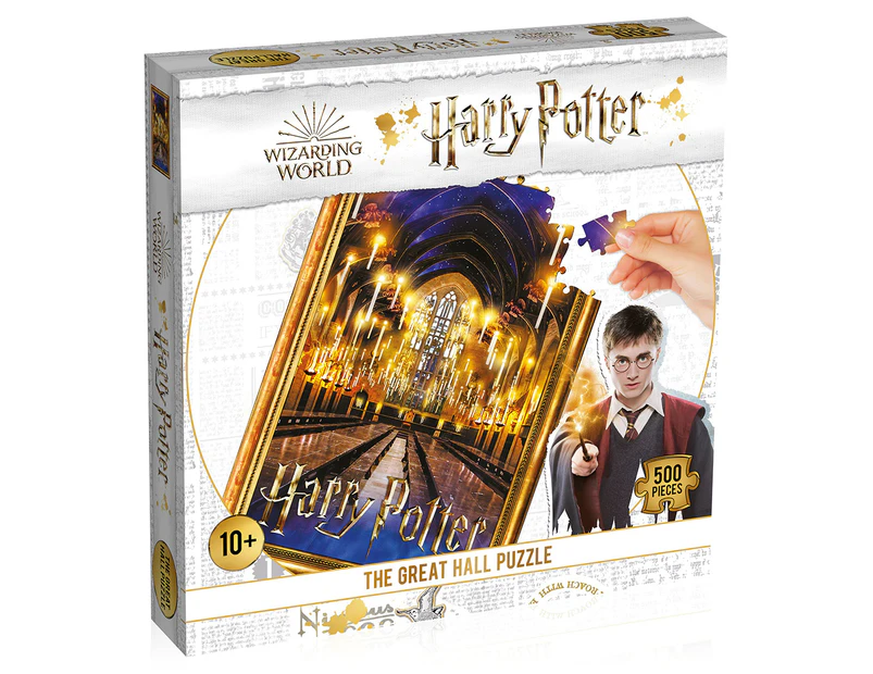 500pc Harry Potter The Great Hall Themed Kids/Family Game Jigsaw Puzzle 10y+