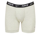 Nike Men's Everyday Cotton Stretch Boxer Briefs - White/Grey/Black
