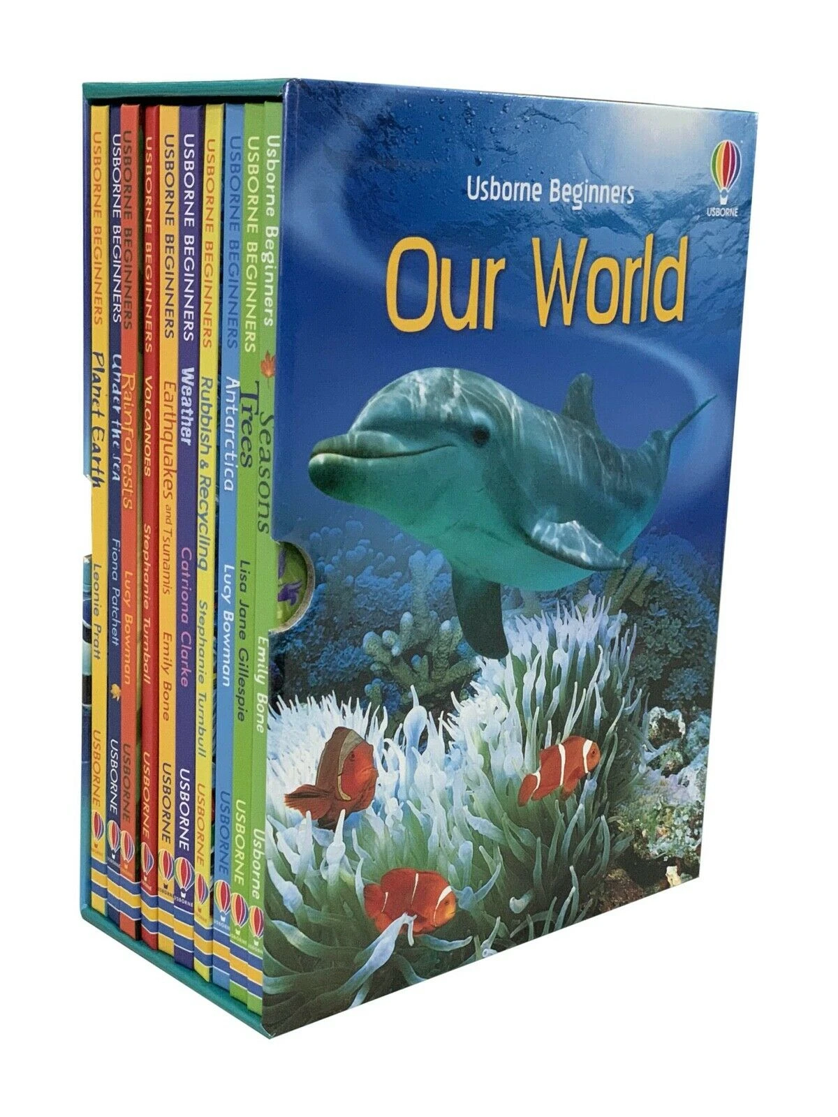 10pc Usborne Our World Kids/Children Reading Picture Book Beginners Box Set 8y+