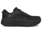 Hoka One One Women's Bondi 7 Running Shoes - Black/Black