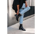 Jo Mercer Women's Everleigh Mid Ankle Boots - Black