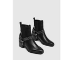 Jo Mercer Women's Everleigh Mid Ankle Boots - Black