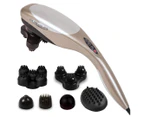 Hand Held Full Body Massager with 6 attachments Back Pain Therapy