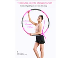 Foam Padded Hula Hoop Adult Kids Hola Thin Waist Massage Weight Loss Fitness Gym