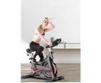 White Colour Exercise Spin Bike Home Gym Workout Equipment Cycling Fitness Bicycle 8kg Wheels