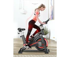 White Colour Exercise Spin Bike Home Gym Workout Equipment Cycling Fitness Bicycle 8kg Wheels