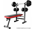 Multi Station Foldable Bench Press Incline Home GYM Fitness Olyimpic Weights Station Rack