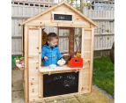 Cafe Shop Playhouse with Wooden Floor