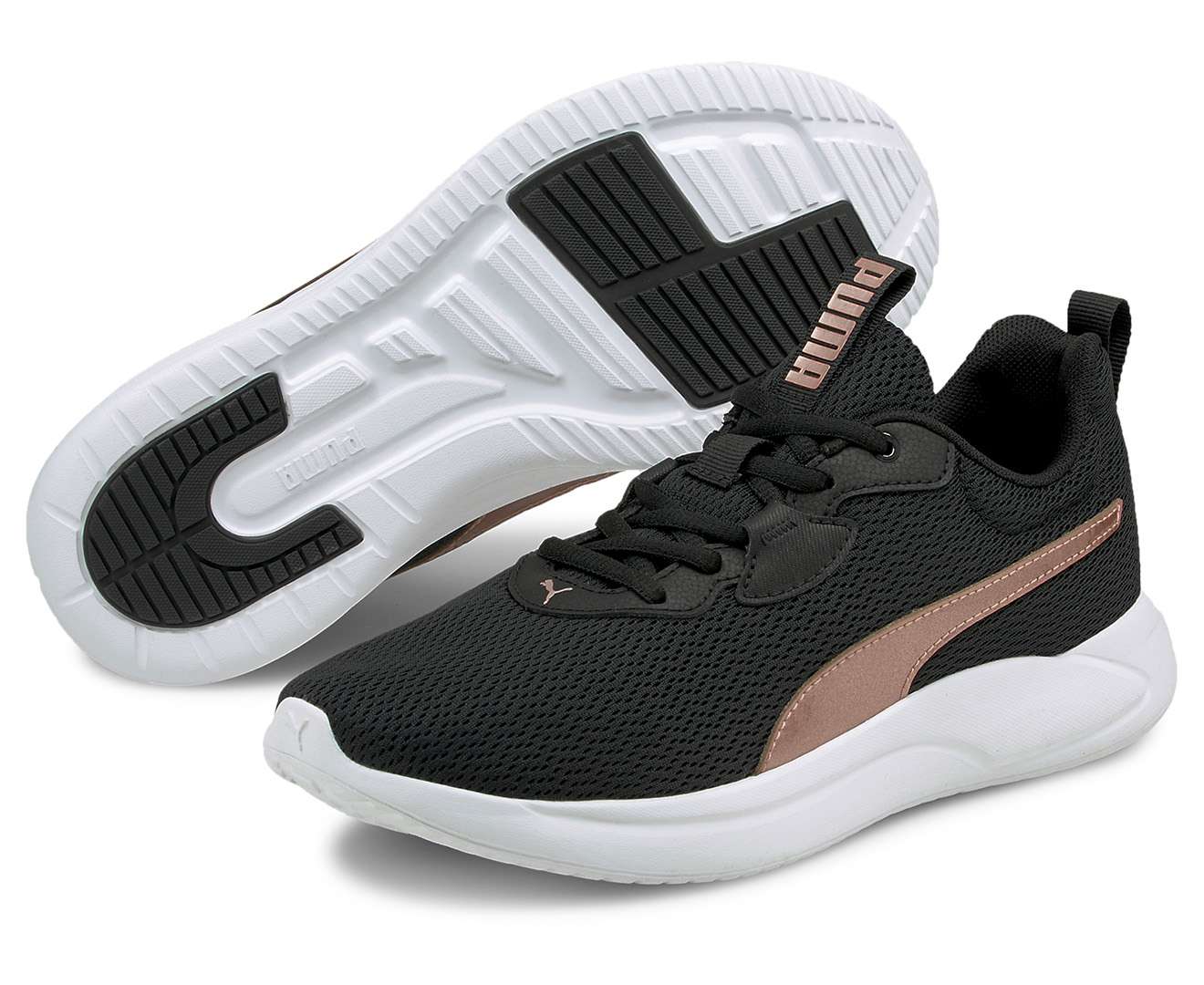 puma black with rose gold