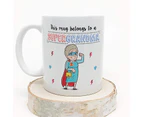 (Grandma) - Mugs for Grandma –"This Mug Belongs to a Super Grandma" – Coffee Granny Mug for Breakfast/Mothers Day Gift/Mothering Sunday/Birthday Presents f