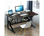 Foret 120cm Computer Desk Study Home Office Table Student Workstation Shelf Storage