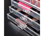 Cosmetic 8 Drawer Makeup Organizer Storage Jewellery Holder Box Acrylic Display