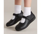 Target Kids Youth Good Fit Mary-Jane Leather School Shoes - Black