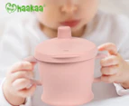 Haakaa 250mL Silicone Sip-N-Snack Cup - Blush