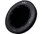 H&Y Filters RevoRing Variable ND3 - ND1000 & Circular Polarizer Filter 46-62mm - Black