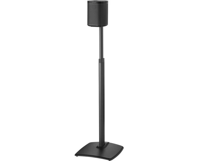 Sanus Adjustable Height Speaker Stand For Sonos One, SL, Play:1 & Play:3 in Black (WSSA1-B2)