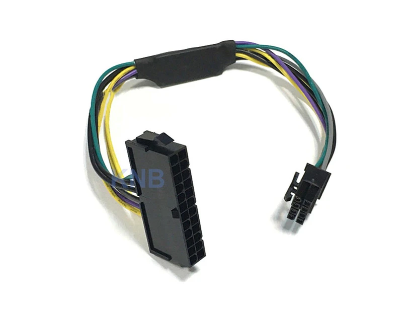 24 Pin To 8 Pin Atx Psu Power Adapter Cable For Dell Optiplex 3020 7020 9020 Precision