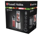 Russell Hobbs 300W Mix & Go Steel Blender - Silver RHBL300