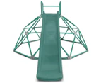 Lifespan Kids 2m Summit Dome Climber & 1.8m Slide - Green/Silver