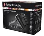 Russell Hobbs 350W Desire Hand Mixer - Matte Black RHMX5BLK 5