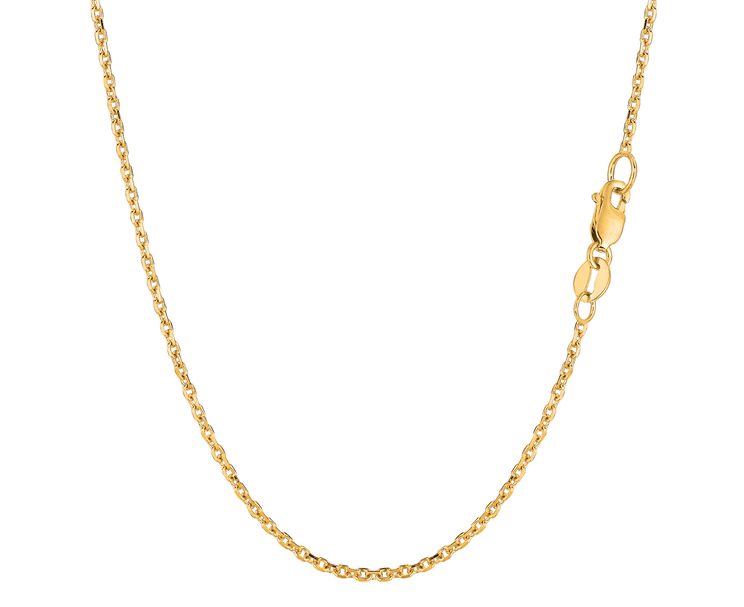 gold link chain necklace 14k