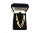 14K Yellow Gold Filled Solid Mariner Chain Necklace, 4.5 mm Wide - Yellow 3