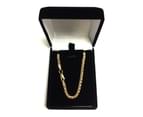 14K Yellow Gold Filled Round Box Chain Necklace, 3.4mm Wide - Yellow 4