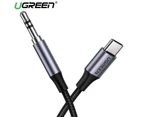 UGREEN USB C to 3.5mm Car Audio Cable Nylon Braided Type C to 3.5mm Male Headphone Jack for Car Stereo Speaker Headphone Convertor