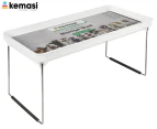 Kemasi 36x19cm Foldable Storage Shelf - White/Grey