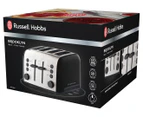 Russell Hobbs Brooklyn 4-Slice Toaster - Black RHT94BLK