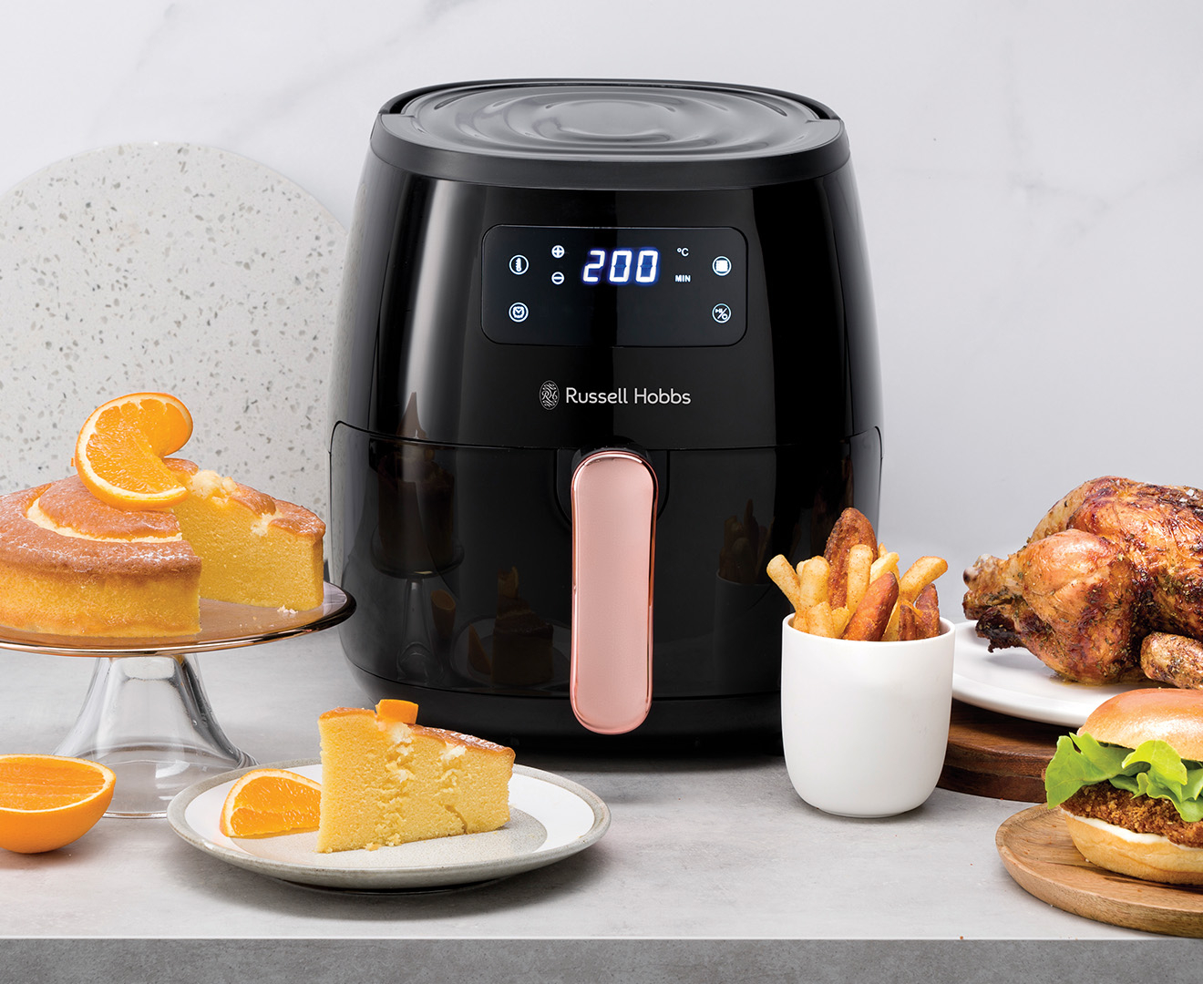 russell hobbs 5l brooklyn air fryer rhaf5cop