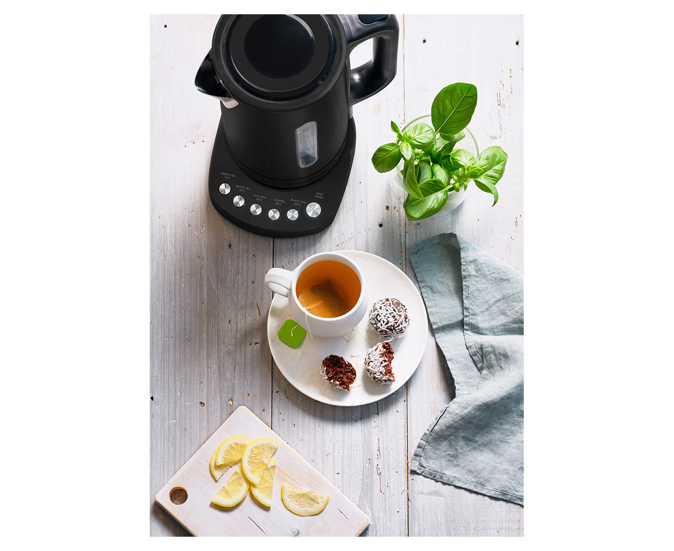 Your Cuppa, The Way You Like It. Addison Digital Kettle Matte Black - Russell  Hobbs 