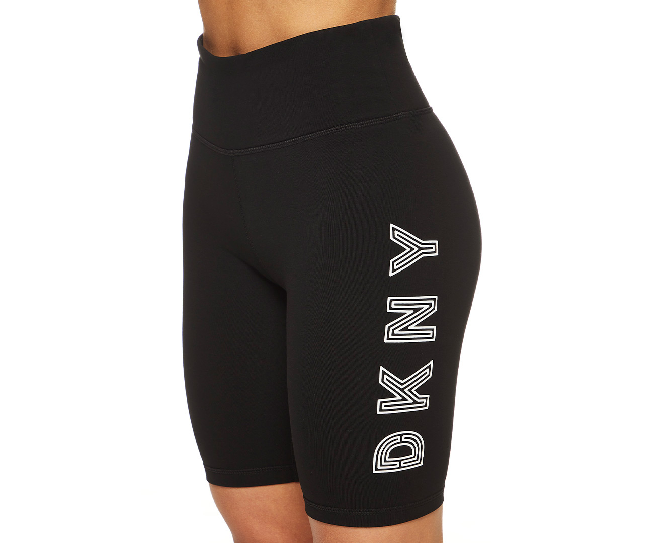 DKNY Sport Women's Track Logo Bike Shorts - Black | Catch.com.au