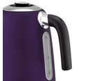 TODO 1.7L Stainless Steel Cordless Kettle Keep Warm Electric Led Water Jug - Purple