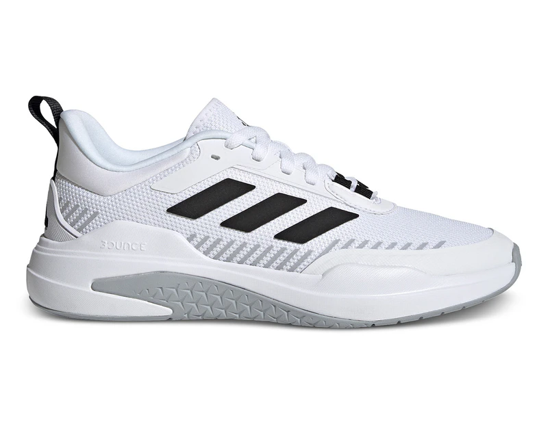 Adidas Men's Trainer V Running Shoes - Cloud White/Core Black/Halo Silver
