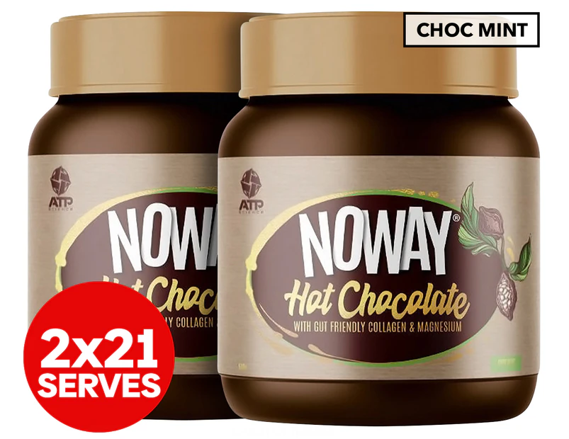 2 x ATP Science Noway Hot Chocolate Choc Mint 500g