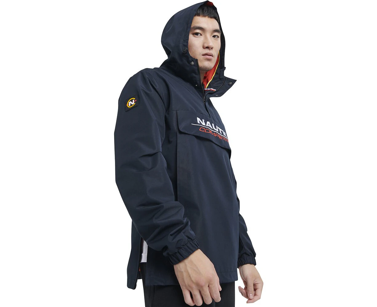 Nautica Competition Cowl 1/4 Zip Windbreaker  BLACK