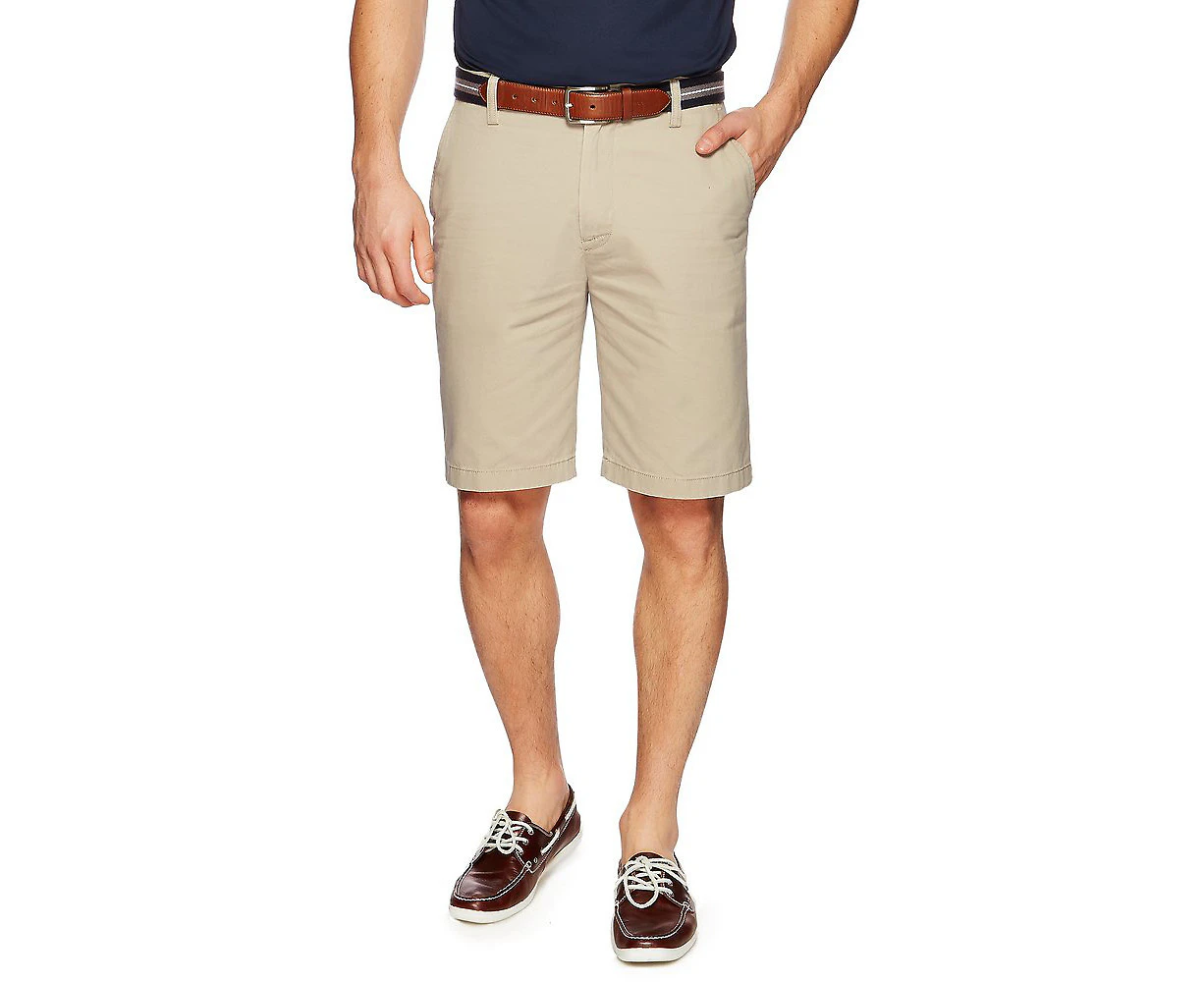 Nautica Flat Front Short  GREEN