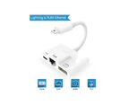 3 In 1 Rj45 Ethernet Lan Wired Network Adapter For Iphone Ipad