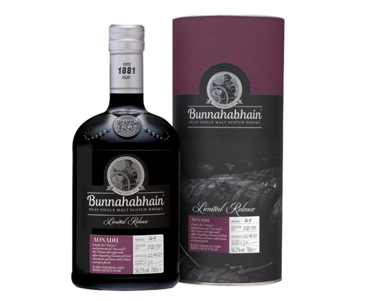 Bunnahabhain 2011 Aonadh 10 Year Old Single Malt Whisky