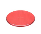 5/7.5/10W Wireless Charger Aluminium Alloy Fast Charging Pad-Red