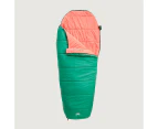 Kathmandu Pipsqueak Kids Rectangular Insulated Camping Sleeping Bag v6 - Green Alhambra/Dark Spruce